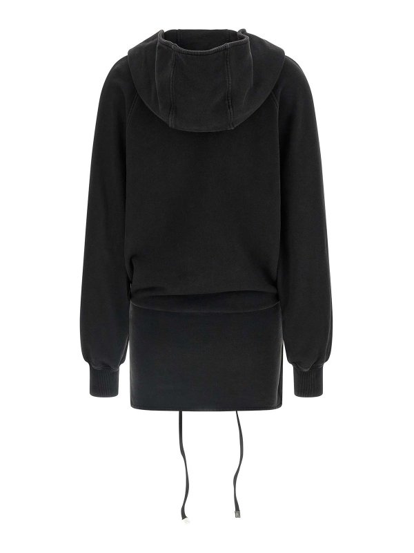 The Attico: ニーレングスドレス online - 膝丈ドレス - 黒