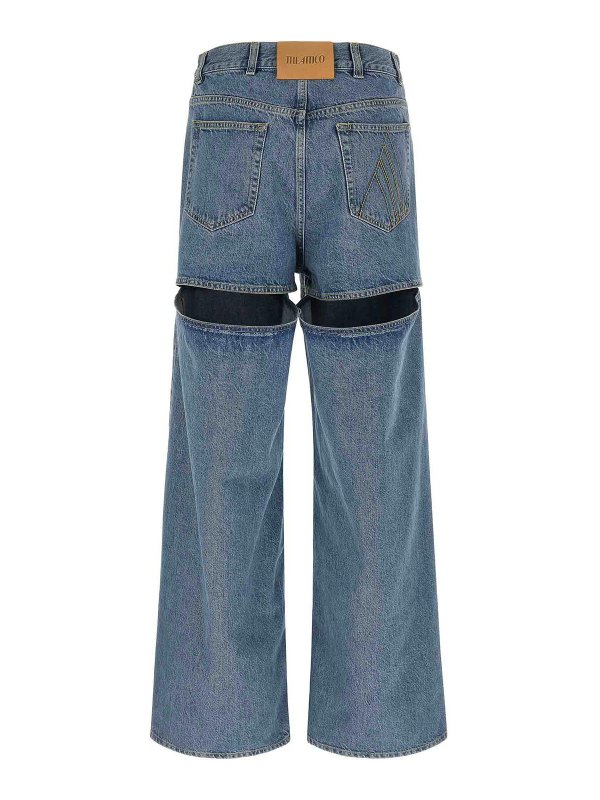 The Attico: ストレートジーンズ online - ストレートジーンズ - ライトブルー