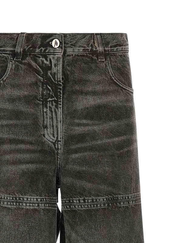 The Best Shops The Attico: ストレートジーンズ - ストレートジーンズ - 黒