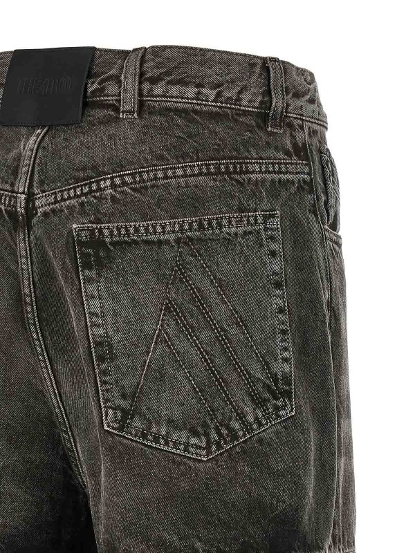 ストレートジーンズ - 黒 shop online: The Attico