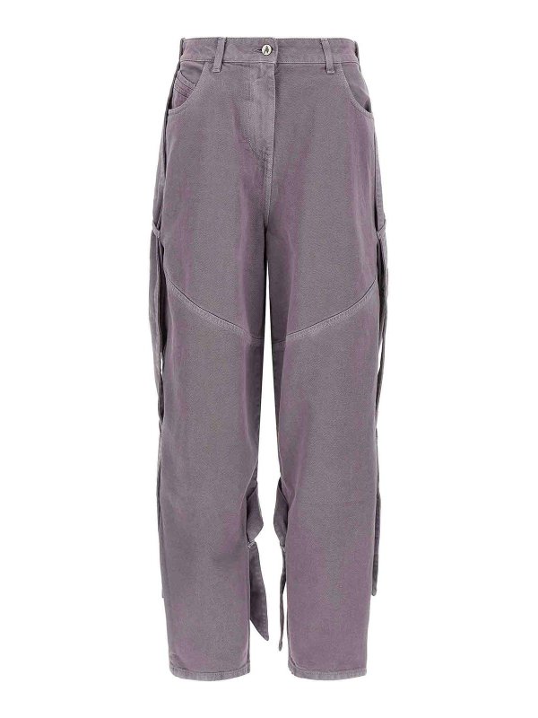 The Attico: ストレートジーンズ - ストレートジーンズ - 紫