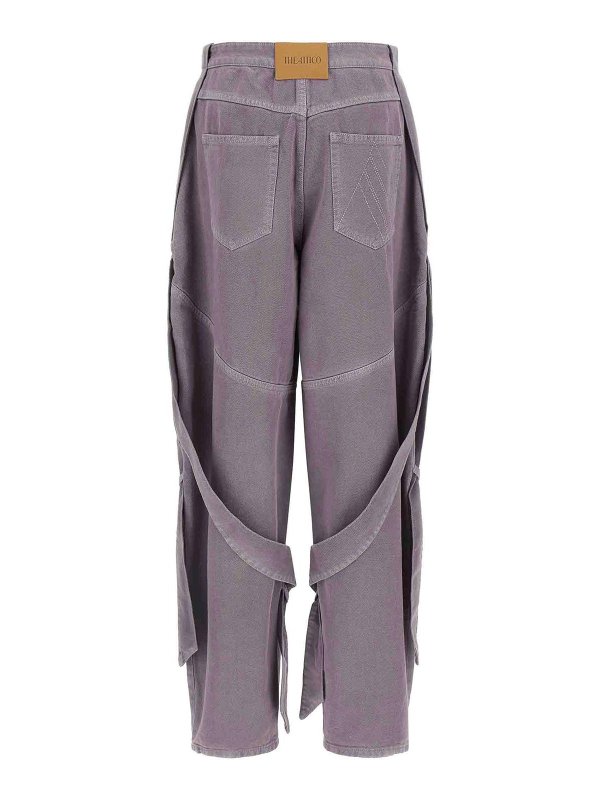 The Attico: ストレートジーンズ online - ストレートジーンズ - 紫