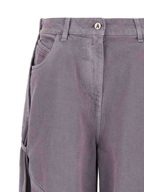 The Best Shops The Attico: ストレートジーンズ - ストレートジーンズ - 紫