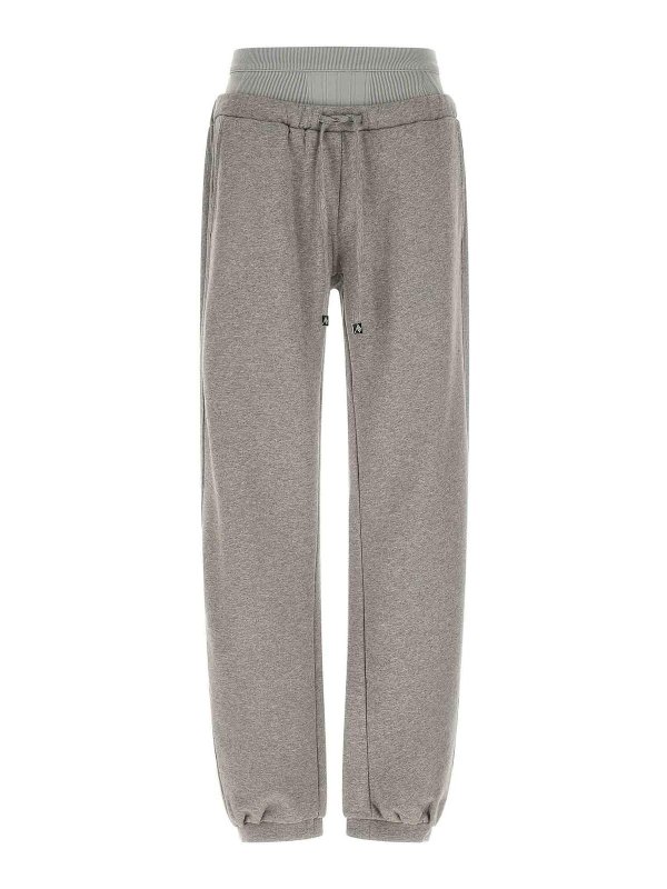 The Attico: スウェットパンツ - トラックスーツ ボトムス - グレー