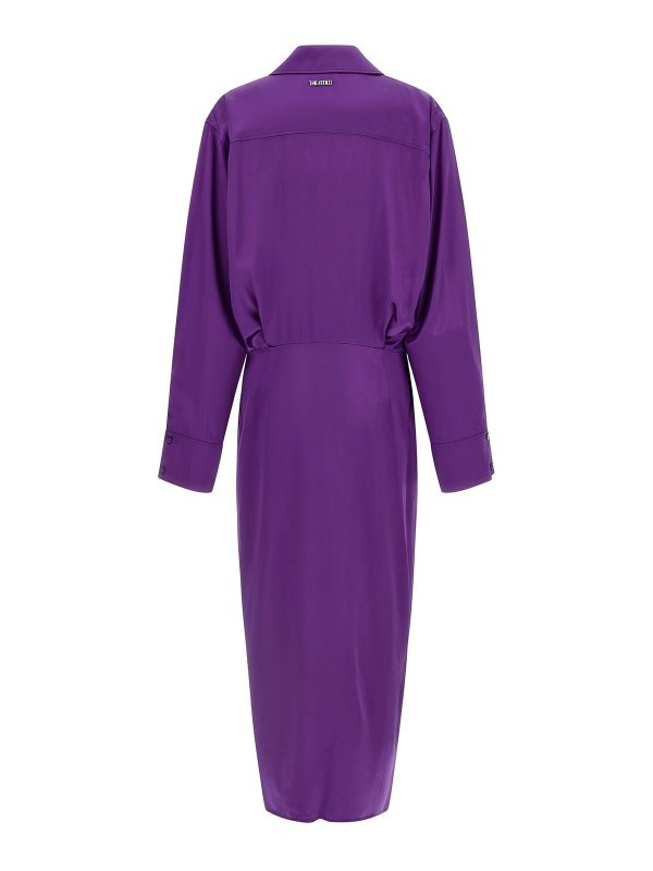 The Attico: ニーレングスドレス online - 膝丈ドレス - 紫