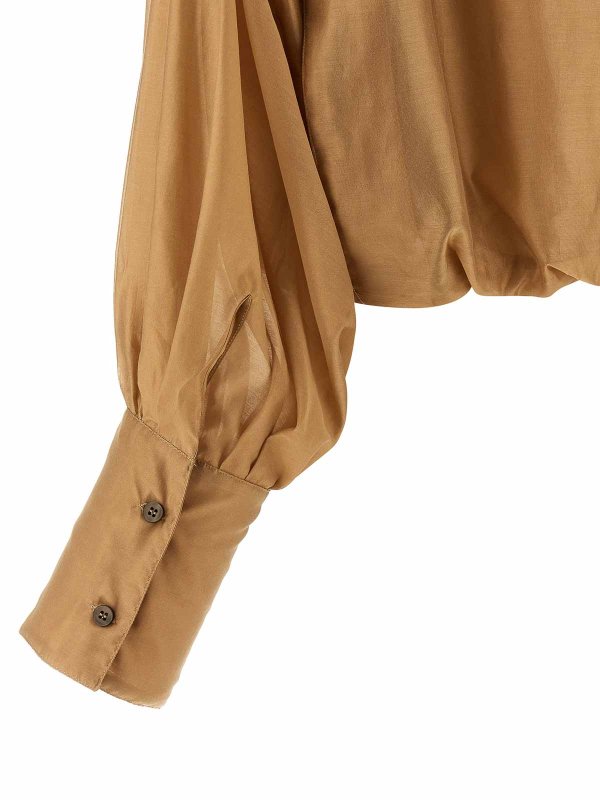 Blouse - Beige shop online: THELATEST