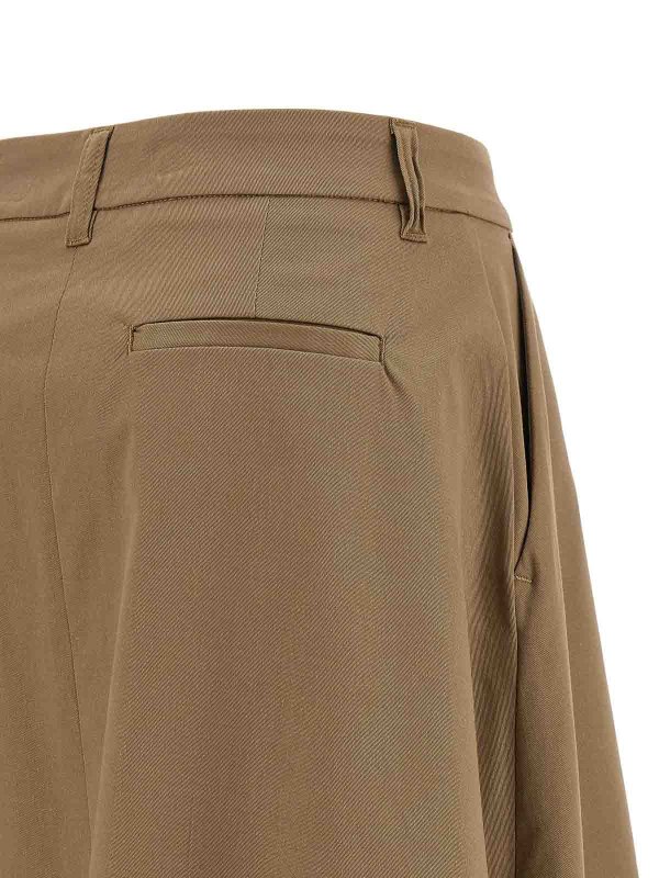 Jupe Midi - Marron shop online: THELATEST