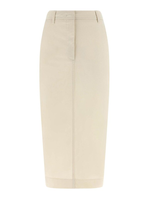 THELATEST: ニーレングススカート＆ミディ丈 - 膝丈/ミディスカート - 白