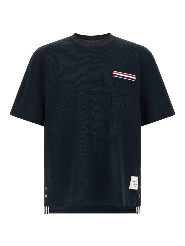THOM BROWNE: t-shirts - T-Shirt Rwb