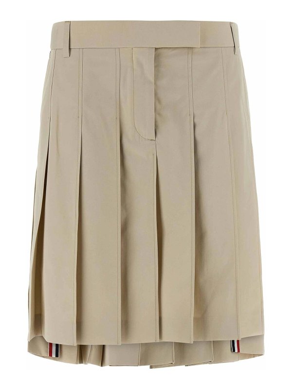 THOM BROWNE: Minifaldas - Minifalda - Beis