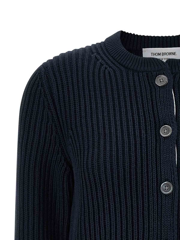 The Best Shops THOM BROWNE: cardigan - Cardigan corto