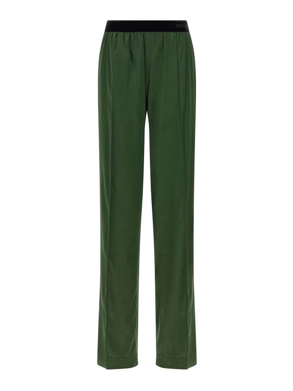 TOM FORD: casual trousers - Silk Pants