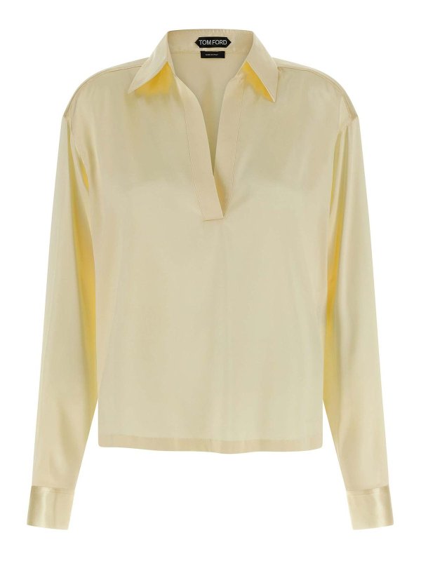 TOM FORD: polo - Polo in seta