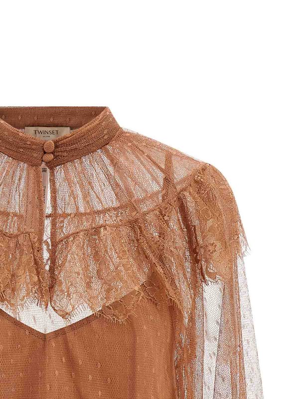 The Best Shops TWINSET: ブラウス - ブラウス - ブラウン