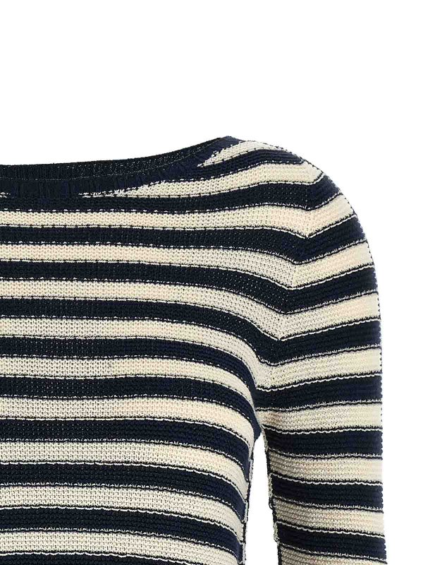 The Best Shops TWINSET: Strickpullover mit Rundhalsausschnitt - Rundhalspullover - Bunt