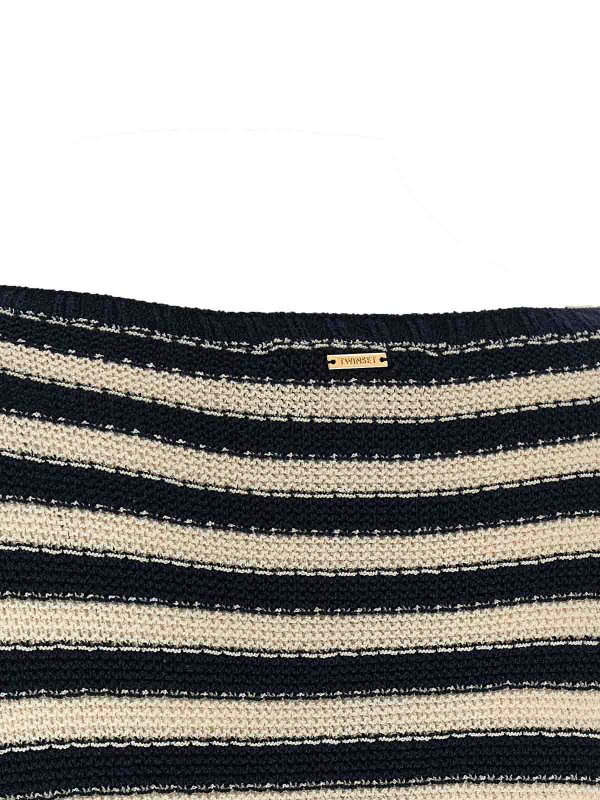 Rundhalspullover - Bunt shop online: TWINSET