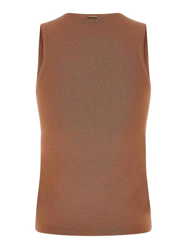 TWINSET: トップス＆タンクトップ online - トップ/タンクトップ - ブラウン