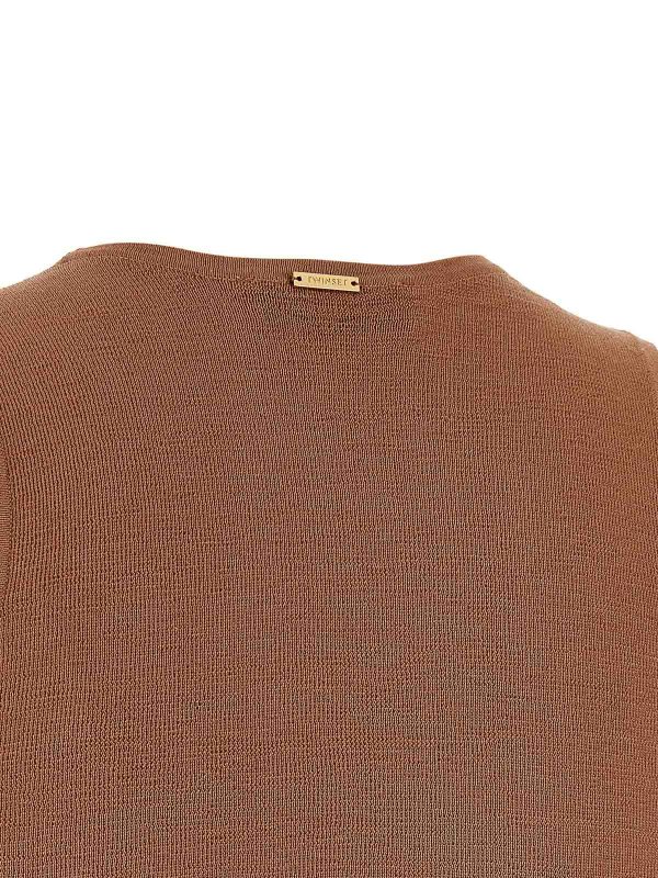 トップ/タンクトップ - ブラウン shop online: TWINSET