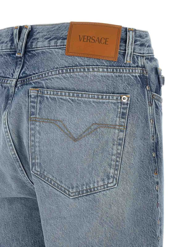VERSACE buy online Studded Jeans