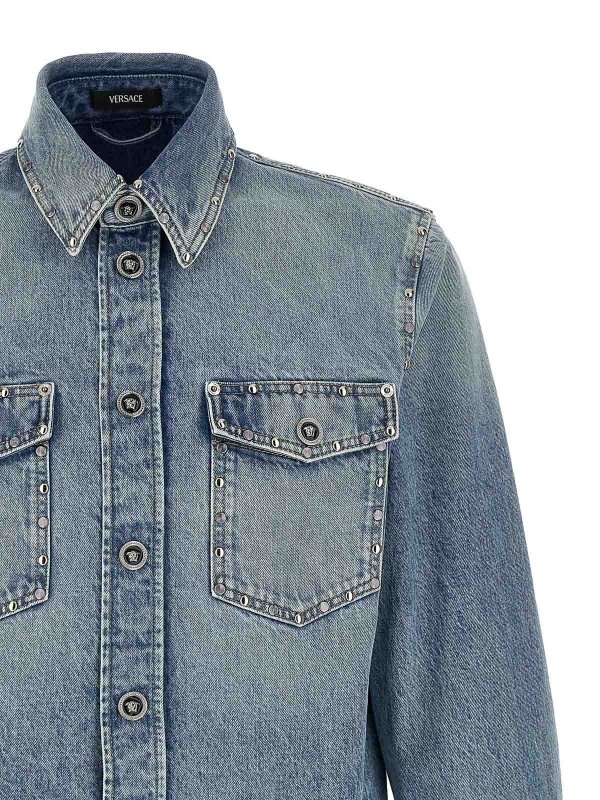 The Best Shops VERSACE: シャツ - シャツ - ライトブルー