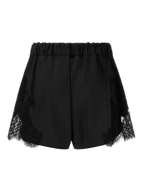 VERSACE: Trousers Shorts online - Lace Insert Shorts