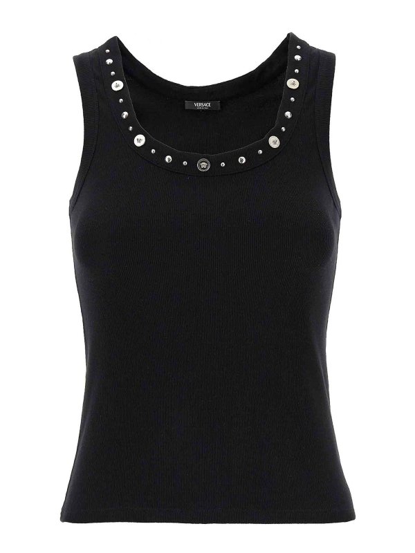 VERSACE: Tops und Tank Tops - Top - Schwarz