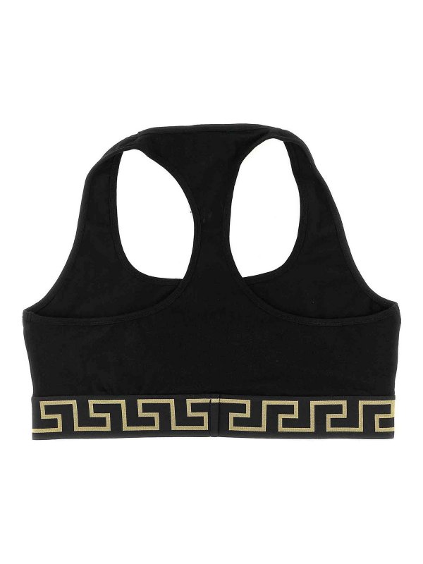 VERSACE: Tops y camisetas sin mangas online - Top - Negro