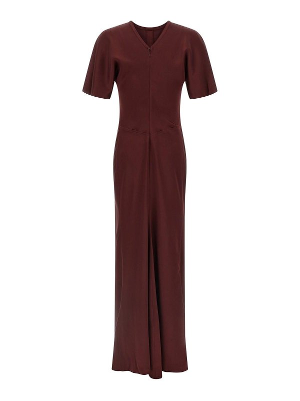 VICTORIA BECKHAM: ショートドレス online - ショートドレス - ダークレッド