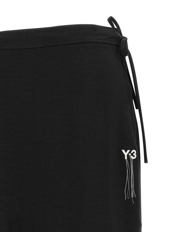 The Best Shops Y-3: Knielange und Midi Röcke - Midirock - Schwarz