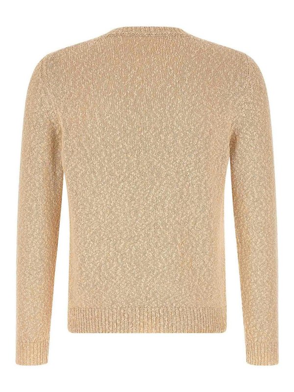 ZANONE: Strickpullover mit Rundhalsausschnitt online - Rundhalspullover - Beige