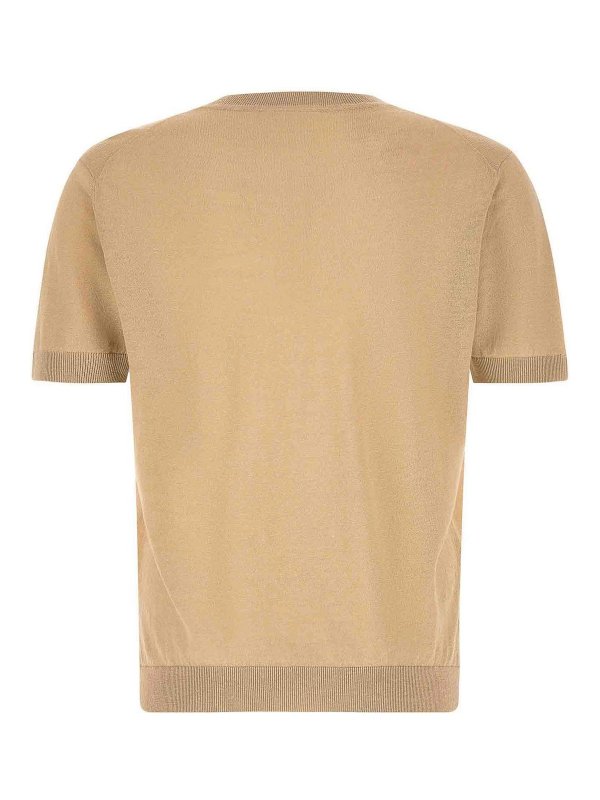 ZANONE: Strickpullover mit Rundhalsausschnitt online - Rundhalspullover - Beige