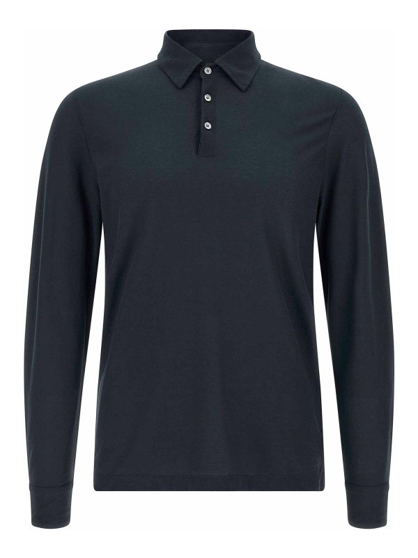 ZANONE: Polos  - Polo - Bleu