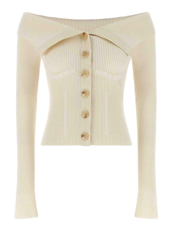 ZIMMERMANN: カーディガン - カーディガン - ベージュ