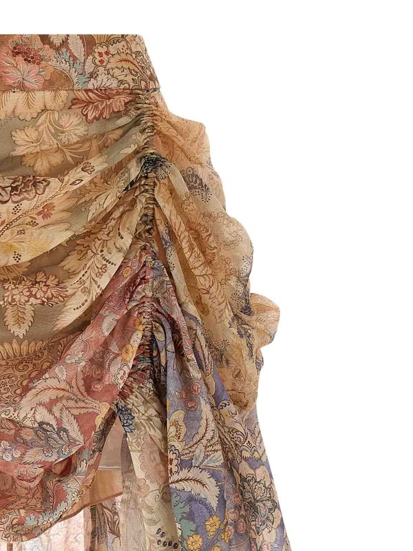 The Best Shops ZIMMERMANN: ニーレングススカート＆ミディ丈 - 膝丈/ミディスカート - 無