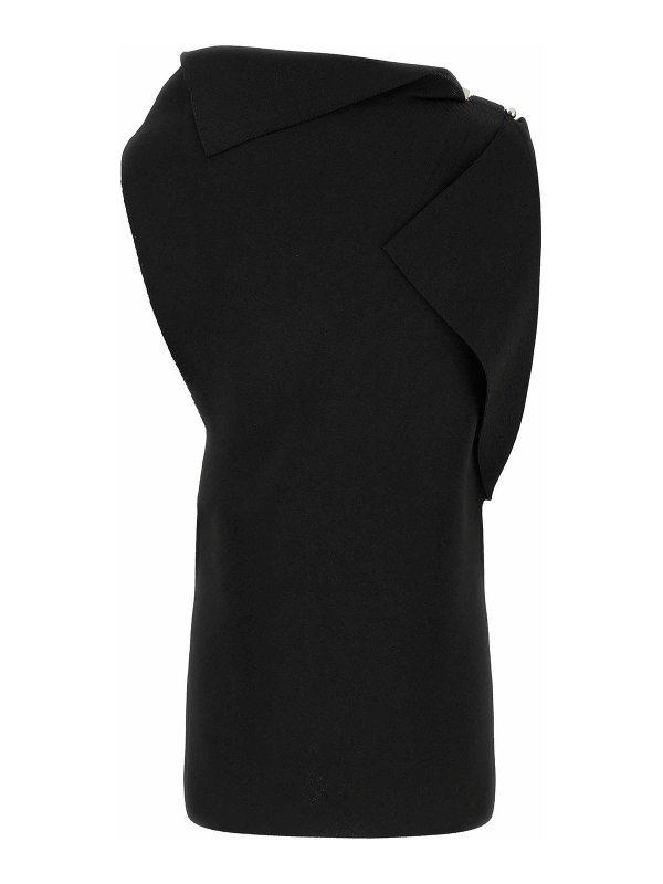 JACQUEMUS: ニーレングスドレス online - 膝丈ドレス - 黒