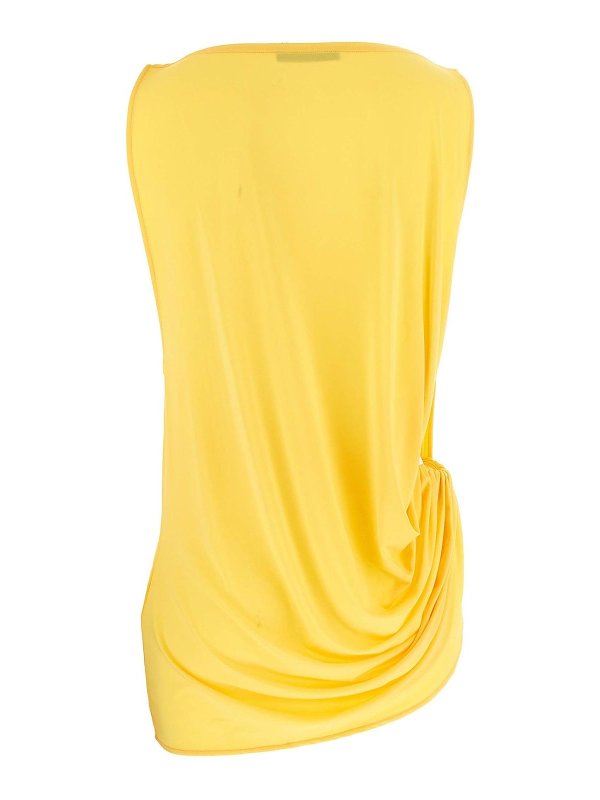 JACQUEMUS: Tops y camisetas sin mangas online - Top - Amarillo