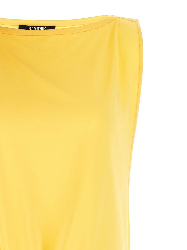 The Best Shops JACQUEMUS: Tops y camisetas sin mangas - Top - Amarillo