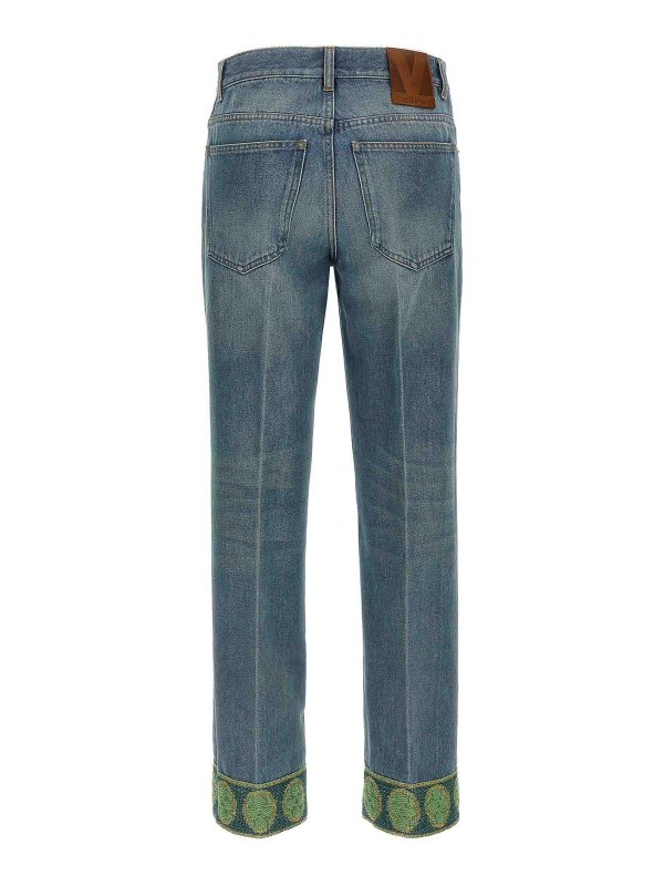 VALENTINO GARAVANI: ストレートジーンズ online - ストレートジーンズ - ブルー