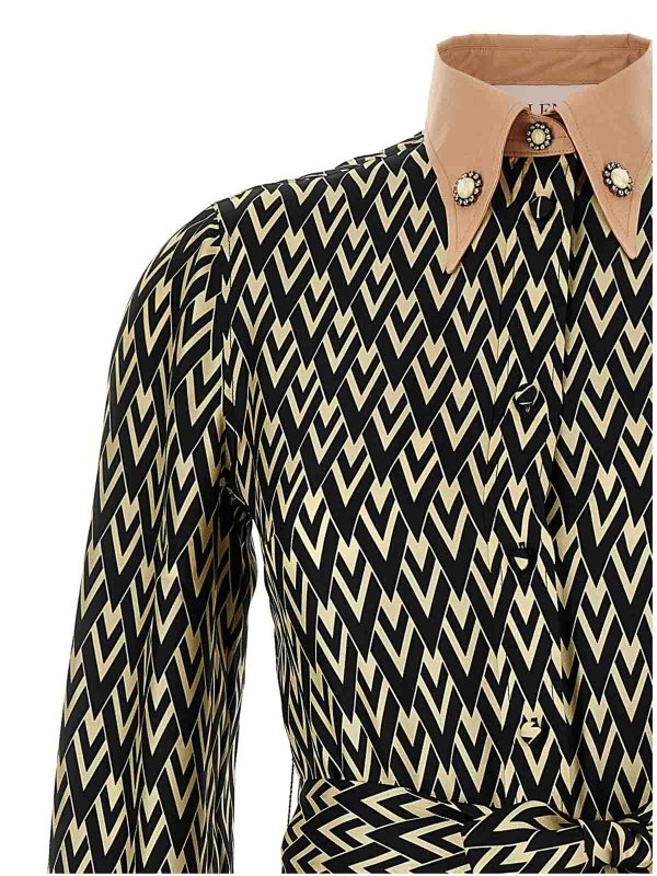 The Best Shops VALENTINO GARAVANI: ニーレングスドレス - 膝丈ドレス - マルチカラー