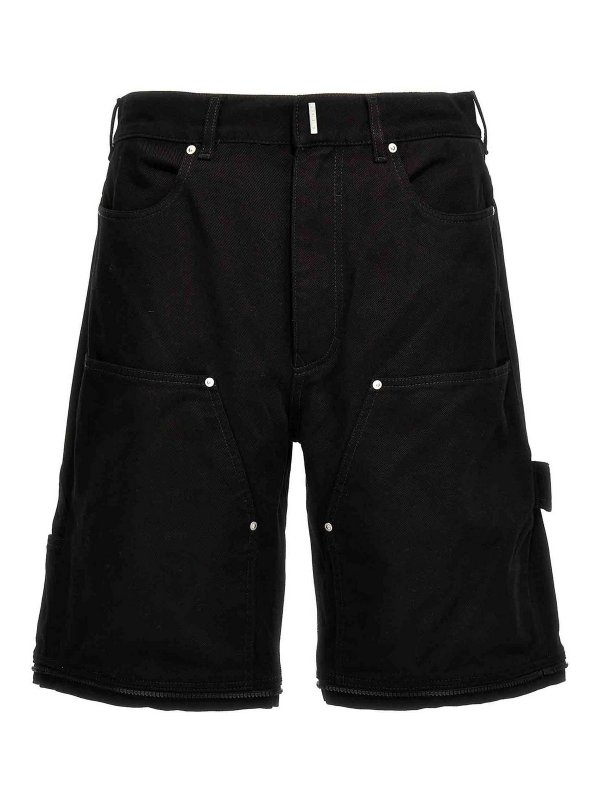 GIVENCHY: straight leg jeans online - Zip Off Carpenter Jeans