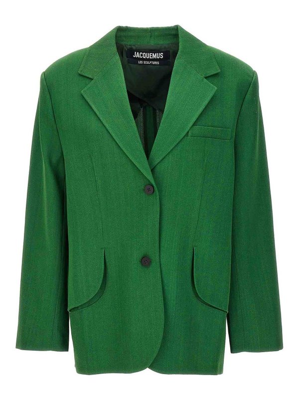 JACQUEMUS: Blazer - Blazer - Verde