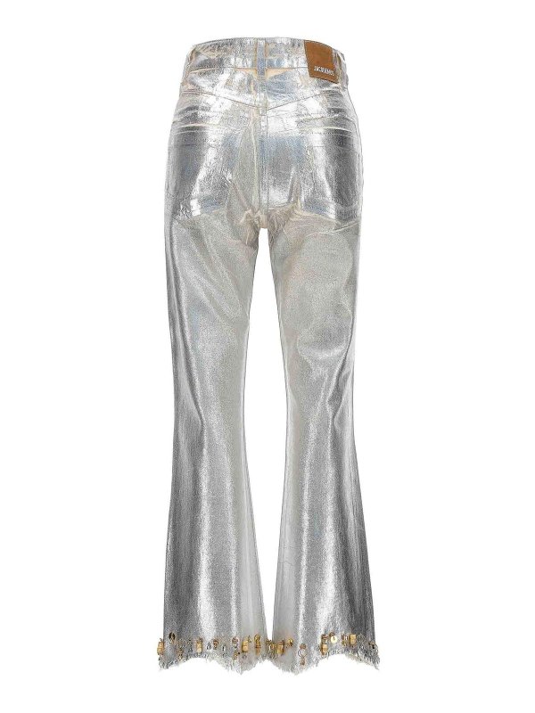 JACQUEMUS: ストレートジーンズ online - ストレートジーンズ - 銀
