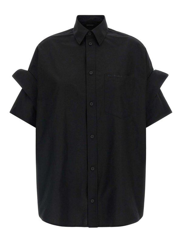 BALENCIAGA: シャツ - シャツ - 黒