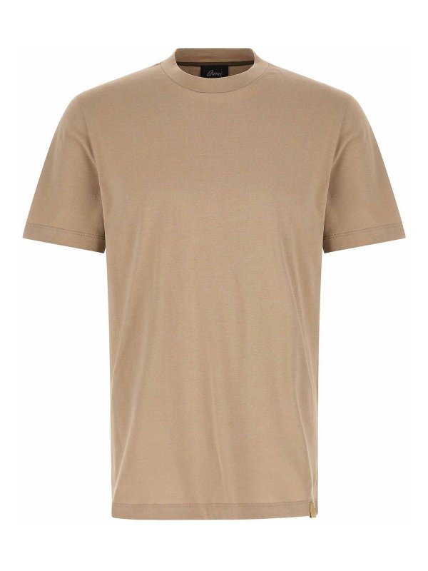 BRIONI: t-shirts - Carbonated Cotton T-Shirt