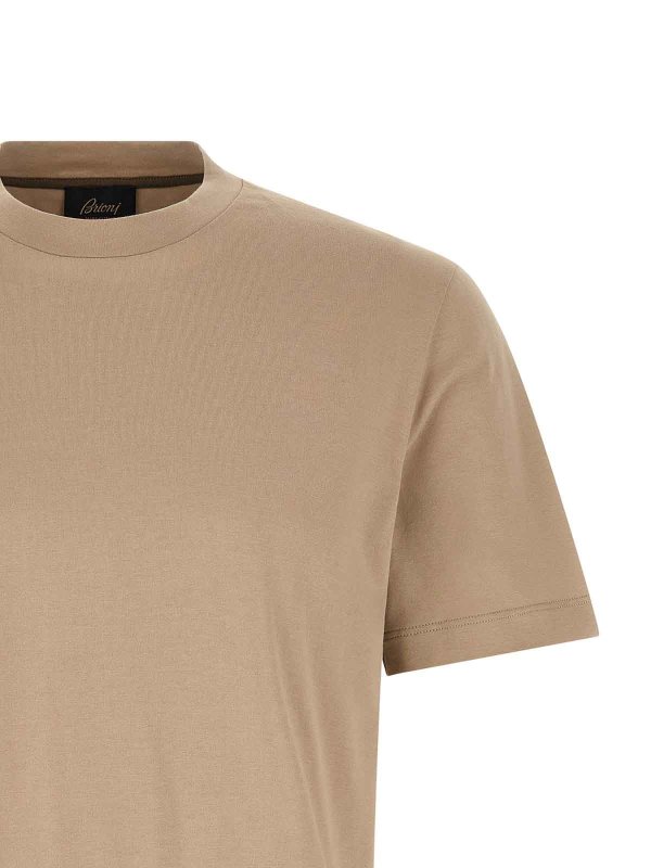 The Best Shops BRIONI: t-shirts - Carbonated Cotton T-Shirt
