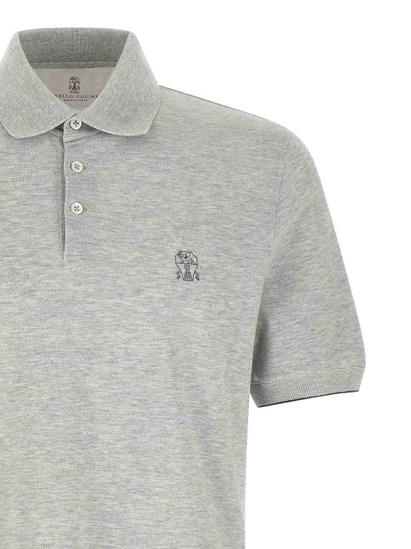 The Best Shops BRUNELLO CUCINELLI: ポロシャツ - ポロシャツ - グレー