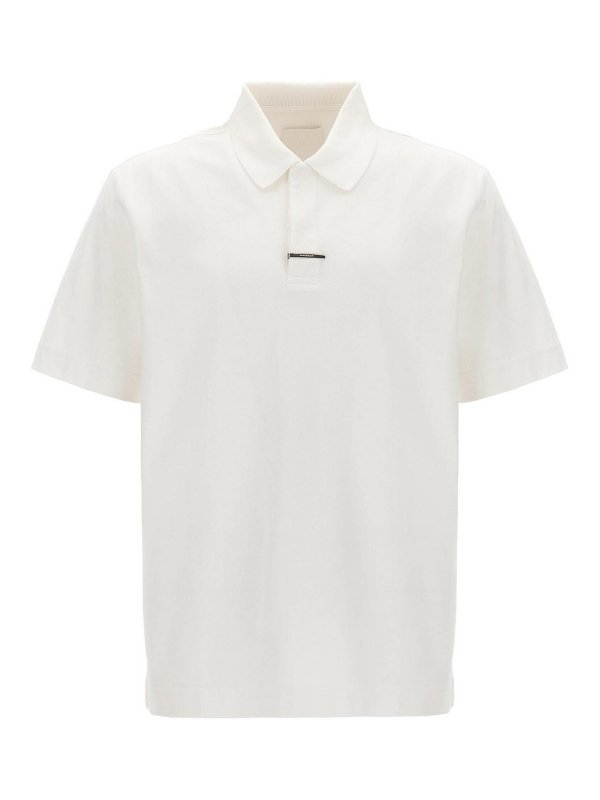 GIVENCHY: polo shirts - Metal Clip Polo Shirt