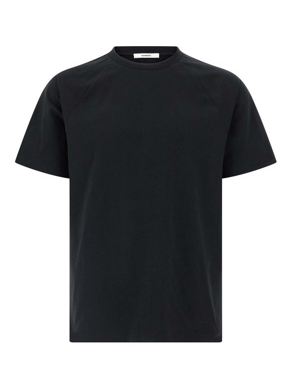 GIVENCHY: t-shirts - Satin Insert T-Shirt