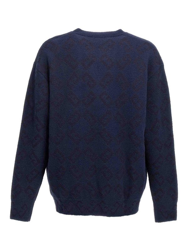 GIVENCHY: crew necks online - Logo Embroidery Sweater