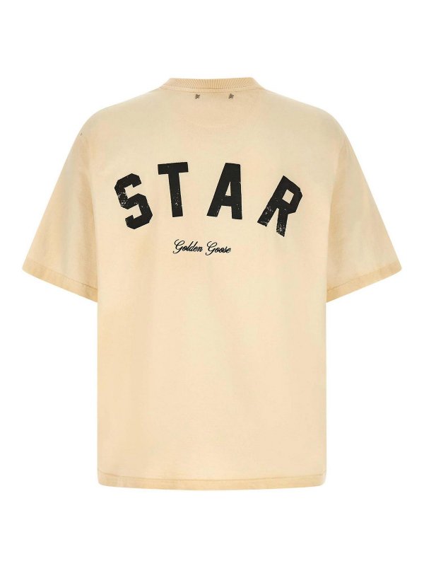 GOLDEN GOOSE: Camisetas online - Camiseta - Beis